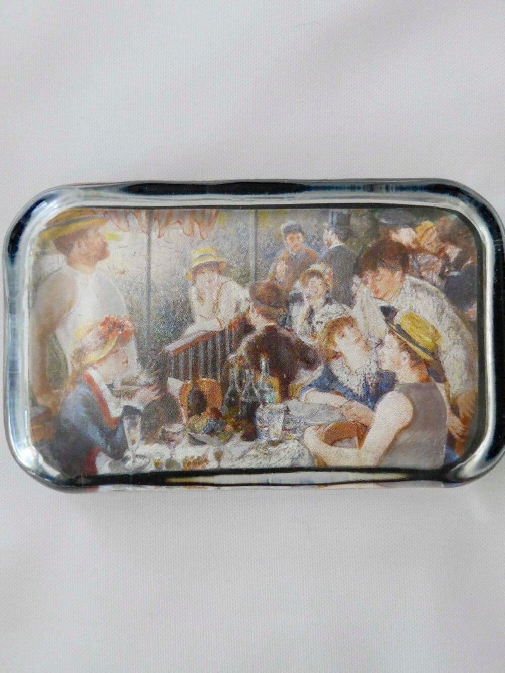 Vintage Via Vermont Renoir glass paperweight